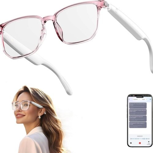 Bluetooth 5.4 AI Smart Translation Glasses (144 Languages)