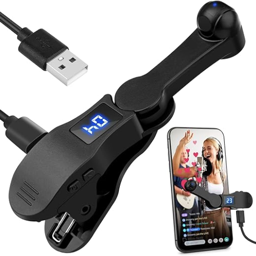 Auto Clicker for Smart Phone, Phone Screen Device Speed Clicker for iPhone iPad Apps, Fast Click Simulation Finger Continuous Click for Game, Live Broadcasts Likes, Lightning Deal, Reward Task (Black)